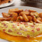 Bacon Ham Sau Omelet