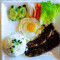 Com Trung Suon Bo Dai Han(Sunny-Side Up Egg With Korean Bbq Rib)