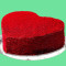 Red Velvet Heart Cake