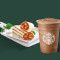 Tall Mocha Frappuccino With Murg Kathi Wrap