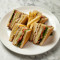 Chicken Club Sandwich With Fried Egg