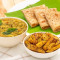 Palak Dal Tadka Sarso Wali Aloo With Parathas