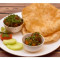 Chhole Batora (Served With Chhole [2 Pieces] Aloo Sabji Salad)