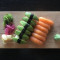 Nigiri 6 St Lax, 6 St Avokado