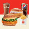 1 Crispy Chicken Double Patty+1 Fiery Chicken+1 King Fries+1 Chocolate Thick Shake+1 Medium Pepsi