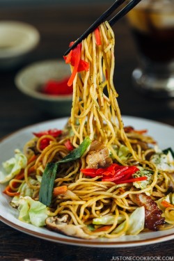 Chicken Pan Fried Noodles