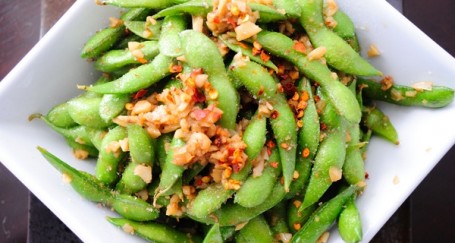 Garlic Edamame