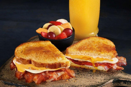 Breakfast N' Bread Melt Combo