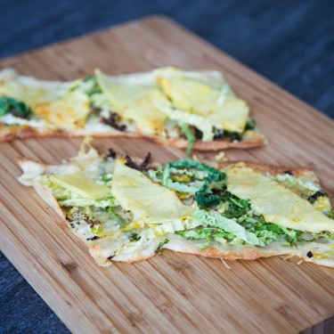 Vegetarian Flammkuchen