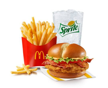 Spicy Bacon Deluxe Mccrispy Extra Value Meal [930-1140 Cals]