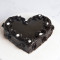 Chocolate Truffle Heart Cake Eggless