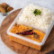 Plain Rice With Dal Fry And Potato Wedges.