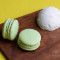 Pistachio Macaron With Ice Cream