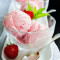 Strawberry Ice Cream With Toppings