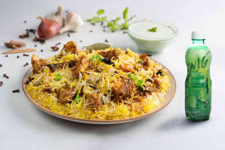 Chicken Dum Biryani Drink Combo