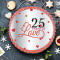 25 Years Of Love Photo Cake