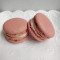 Eggless Raspberry Macrons [6 Pieces]