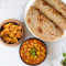 Chana Masala, Aloo Gobhi, Paratha Thali