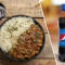 Rajma Rice Combo Pepsi (250 Ml)