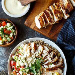 Mediterranean Bowl With Chicken