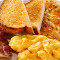 Scrambled Egg, Hash Browns Toast