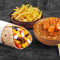 (Serves 2) Veg Pizza Wrap Paneer Rice Bowl Fries Meal