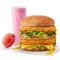 Chicken Big Mac Strawberry Shake