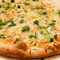 Large White Broccoli Chicken Pizza