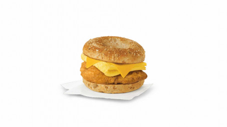 Chicken, Egg Cheese Bagel