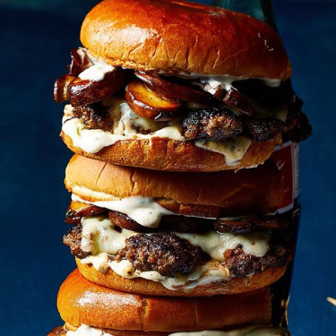 Truffle Mushroom Swiss Burger