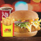 Nachos Burger Fries Coke (250Ml)