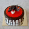 Choco Strawberry Cake (Eggless)