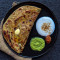 Allo Paratha 2[Pcs]+Raita+Salad+Achar+Tamato Cachup