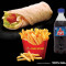 Chicken Roll With French Fries And Soft Drink(200 Ml)