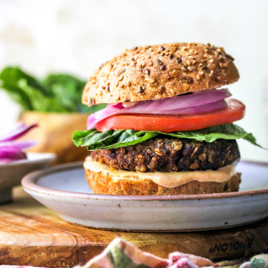 Quinoa & Mushroom Burger Quinoa & Mushroom Burger