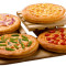 Set Of 4 Single Topping Pizza