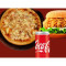 Chicken Pizza With Burger Combo (Serves 2)