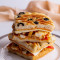 Grilled Pepper Cheese Sandwich In Focaccia Bread