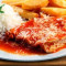 Filé De Frango À Parmegiana Com Fritas