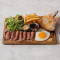 Chéng Xiāng Dàn Jiān Dān Mài Niú Pái Zǎo Wǔ Cān Danish Toast With Steak And Egg