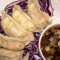 Chicken Dumplings With Ginger Scallion Sauce