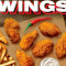 6 Pcs Fiery Wing's W/ Fries