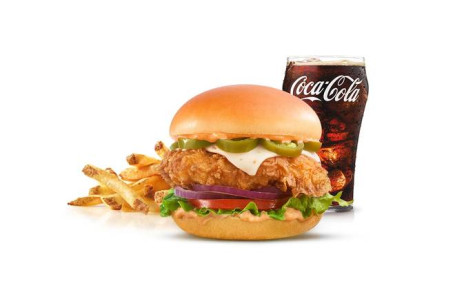 Hand-Breaded Jalapeno Chicken Sandwich Combo