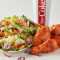 Salad Wing (5Pc) Combo (W/ Drink)