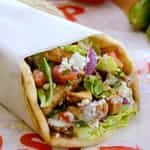 Chicken Shawarma Pita Wrap