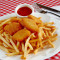 Crumbed Chicken Nuggets And Fries