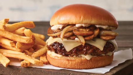 Bourbon Street Mushroom Swiss Burger