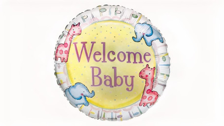 17 ' ' Welcome Baby Balloon