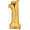 34 ' ' Gold Number (1) Balloon