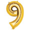 34 ' ' Gold Number (9) Balloon